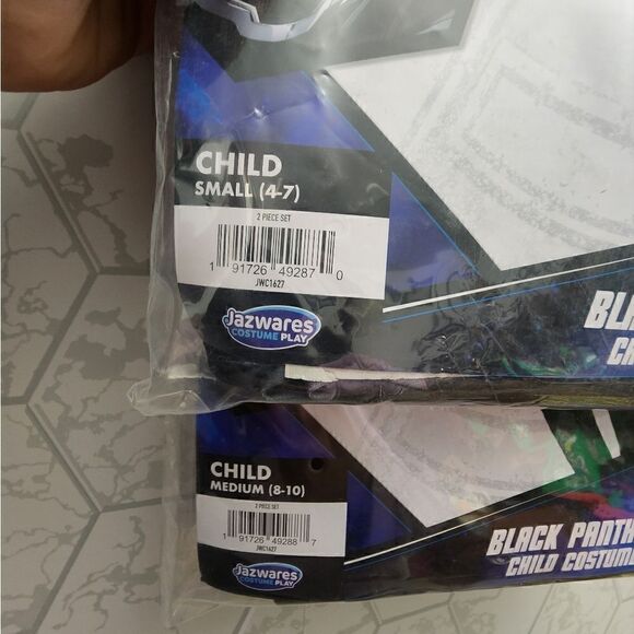 Nwt Boy's Halloween Costum Marvel Avengers Black Panther - Picture 3 of 6